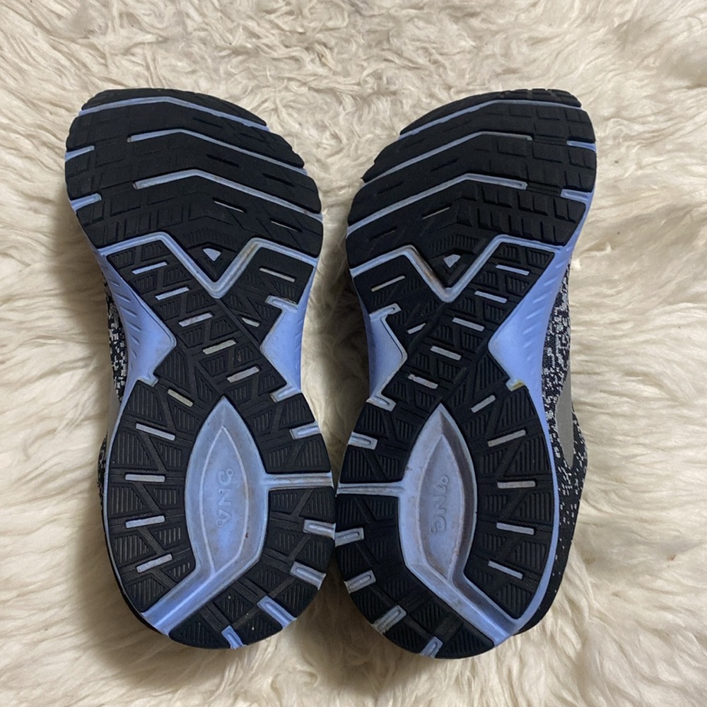 Brooks WOMENS Launch 6 Energize Blue Gray Running Athletic Lace Up Shoes 9.5 - Picture 4 of 10